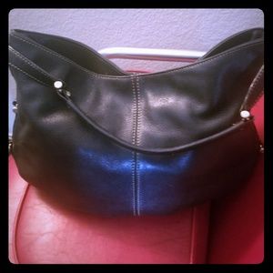LC leather purse